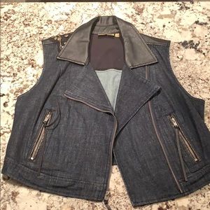 Vera Wang Denim Vest